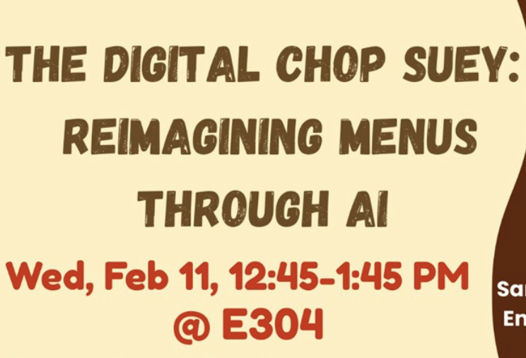 The Digital Chop Suey: Reimagining Menus through AI
