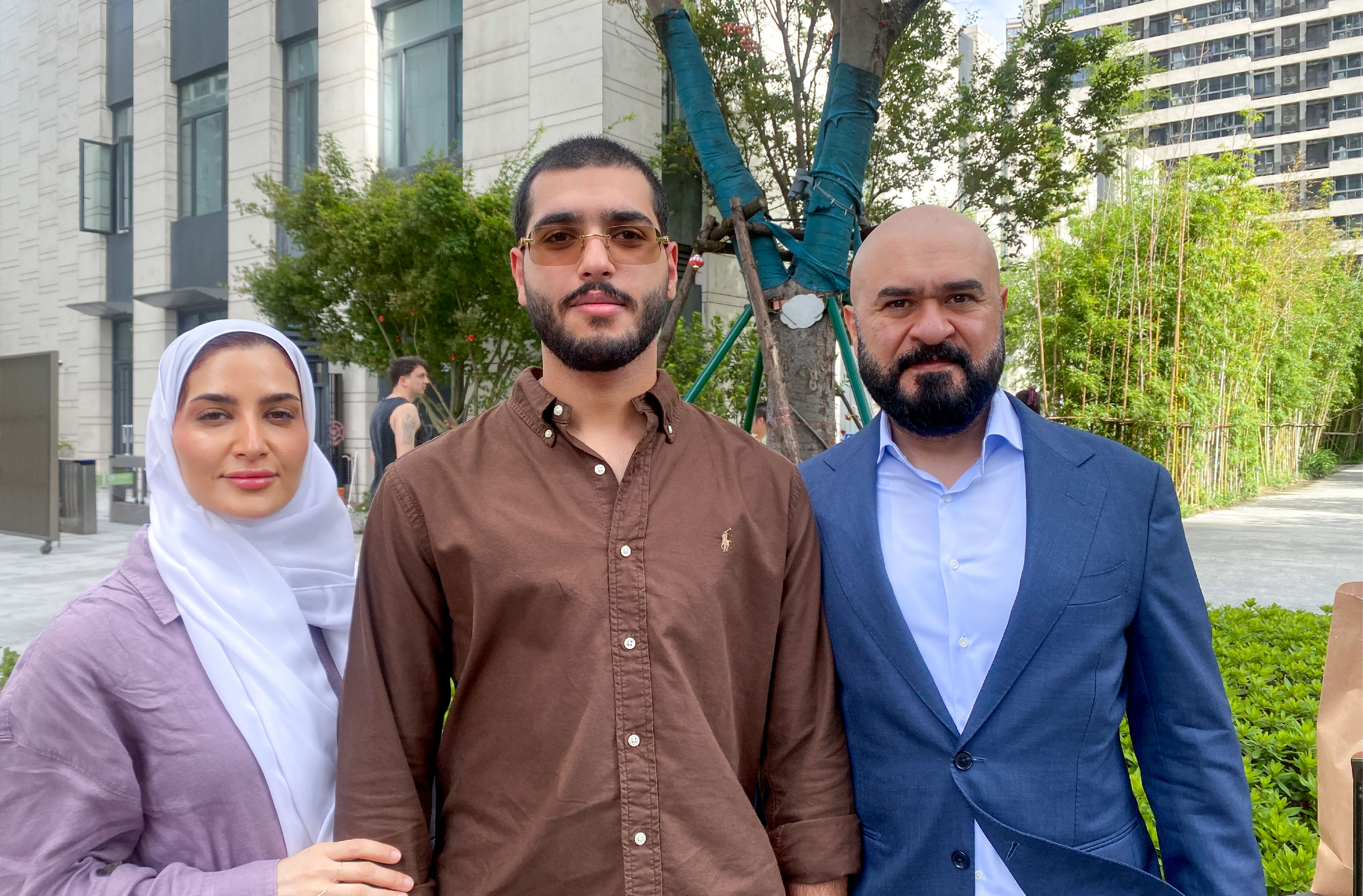 Sultan Fahad and his parents