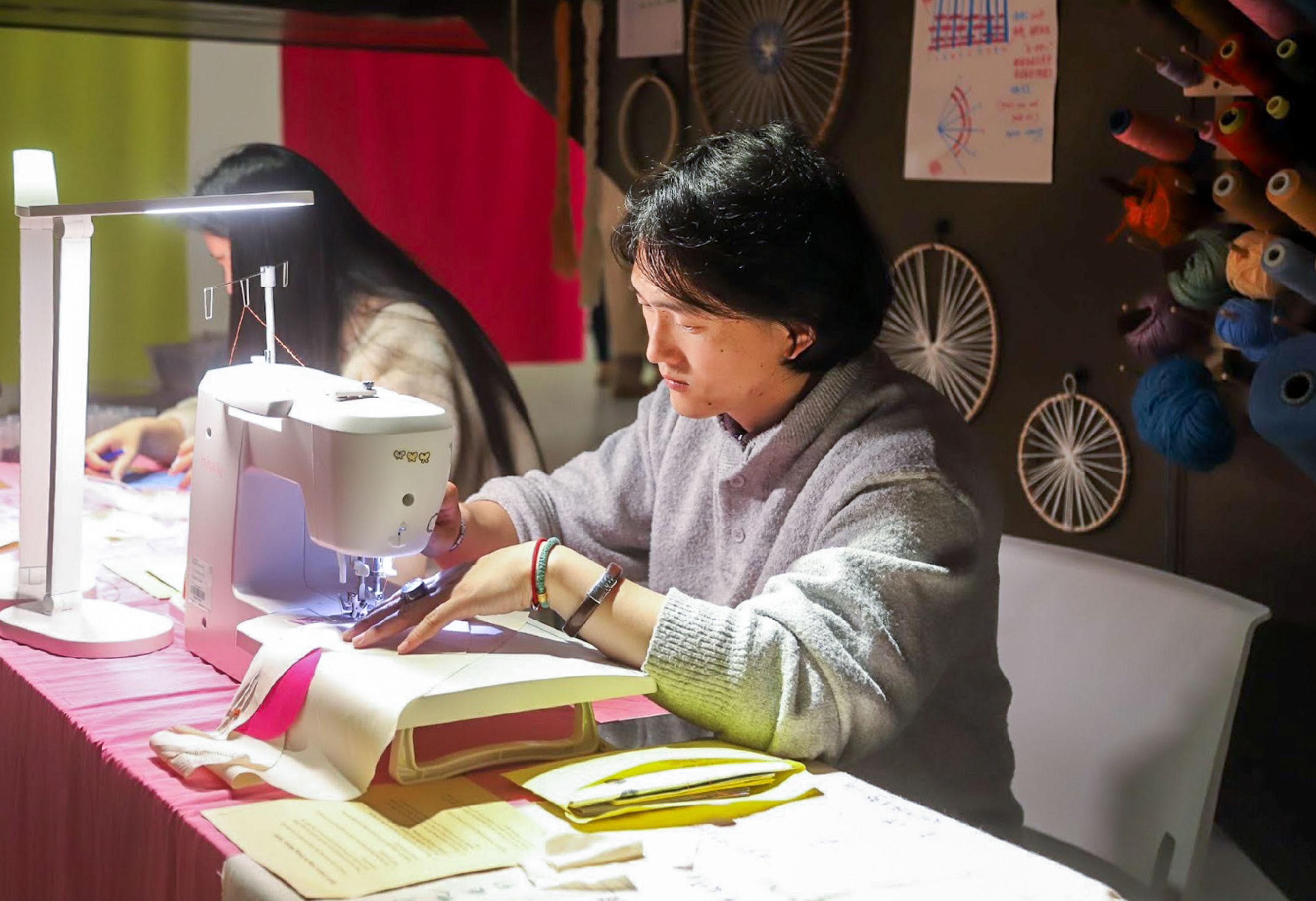 using sewing machines in ICA