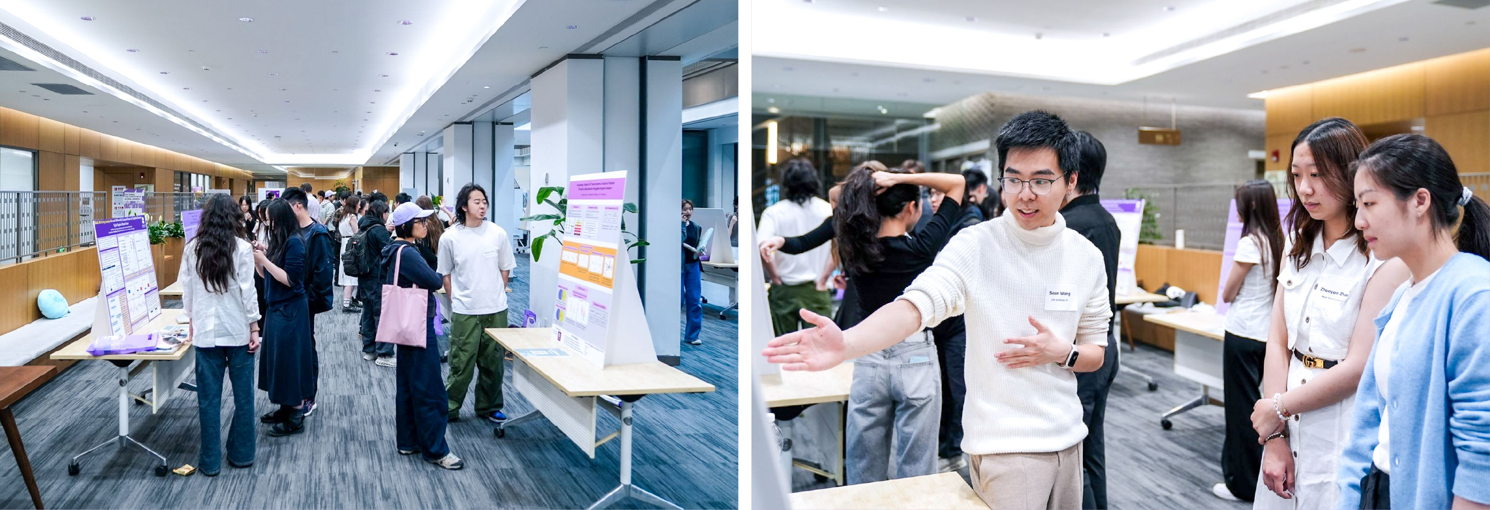 scenes from undergraduate research symposium