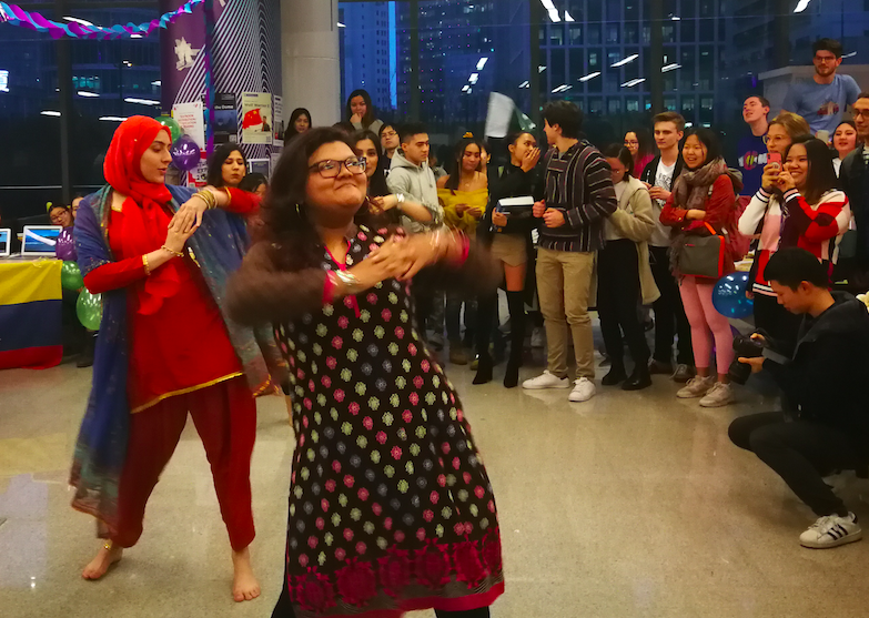 Students dance at the 2019 Cultural Expo