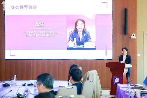 Ms. Huang Hong, Deputy Director of the Shanghai Municipal Science and Technology Commission, Deputy Director of the Shanghai Administration of Foreign Experts Affairs