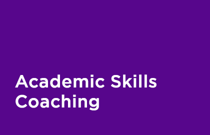 academic skills coaching button