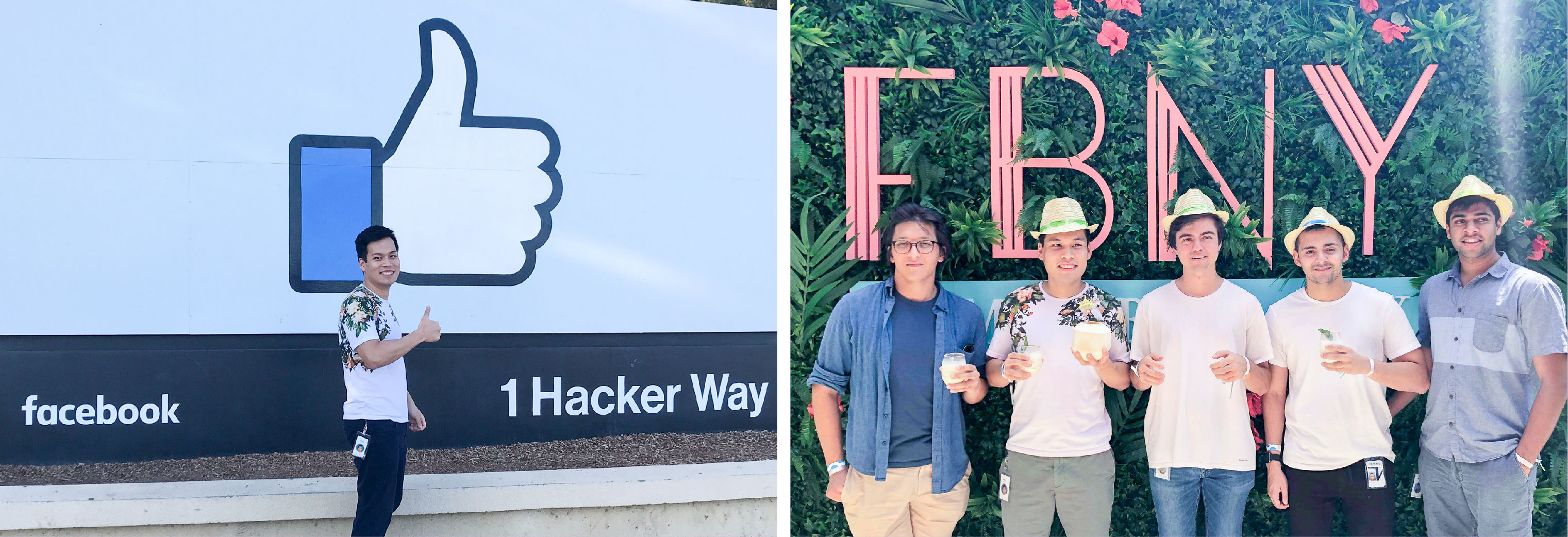 internship at Facebook and company party