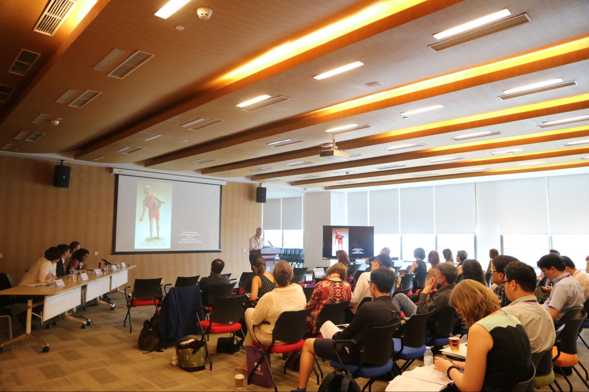 Participants sit and listen to a presentation at the CGA annual conference 