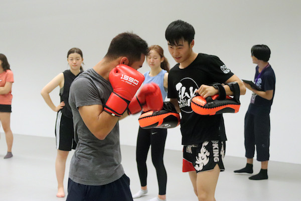 muay thai practice