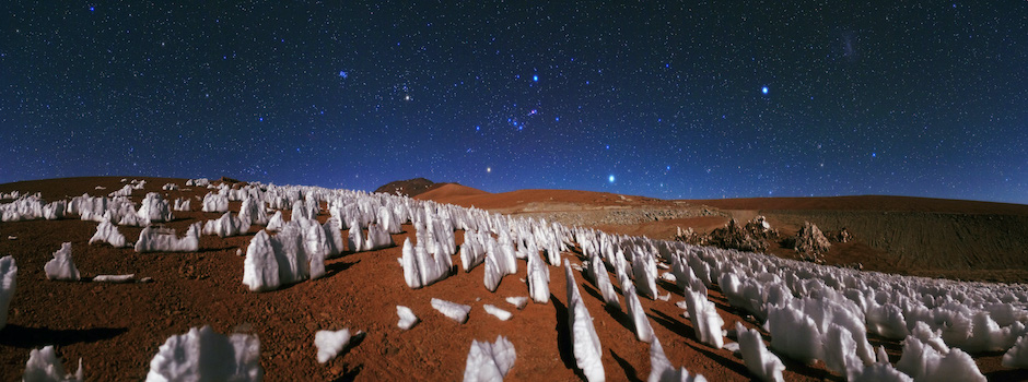 Penitentes at the Atacama Desert, Credit: ESO/B. Tafreshi (twanight.org)