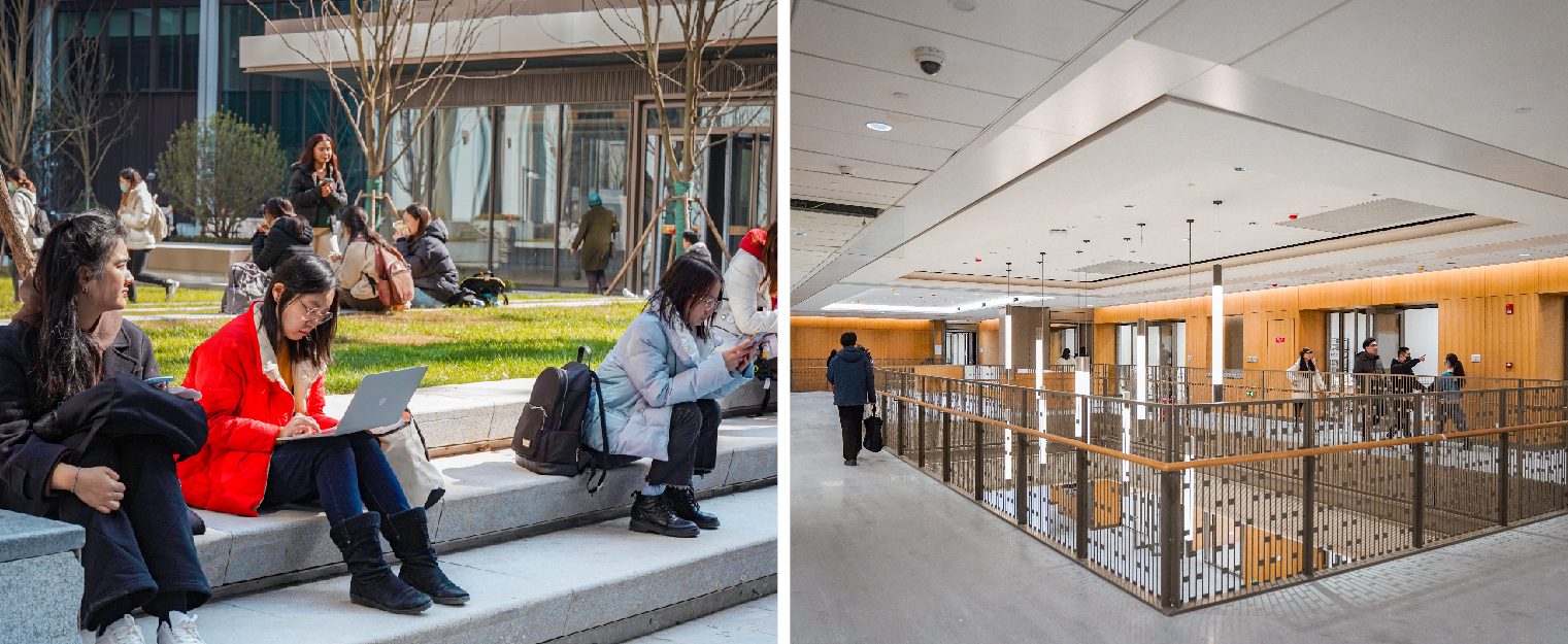 new bund campus courtyard and corridor 2