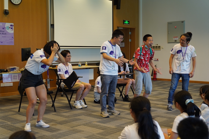 Migrant students participated in activities during NYU Shanghai's College and Career Lab