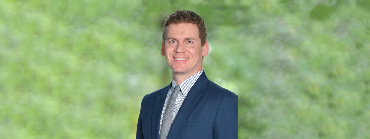 a headshot of Tyler Haupert