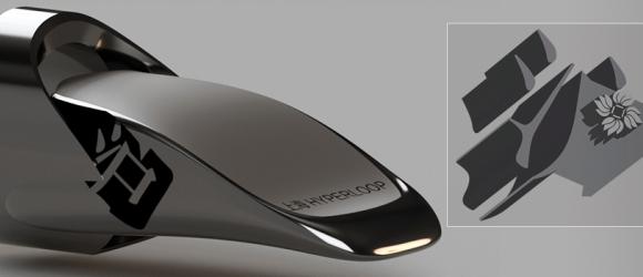 High-speed train model
