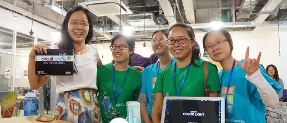Students posing for the photo
