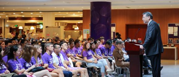 NYU Shanghai Welcomes Class of 2023 Convocation 
