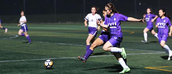 NYU Shanghai and NYU Abu Dhabi Go Head to Head in First Women’s Soccer Match