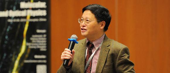 A person giving a speech