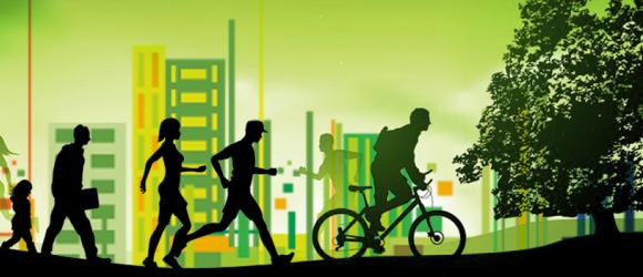 People cycling