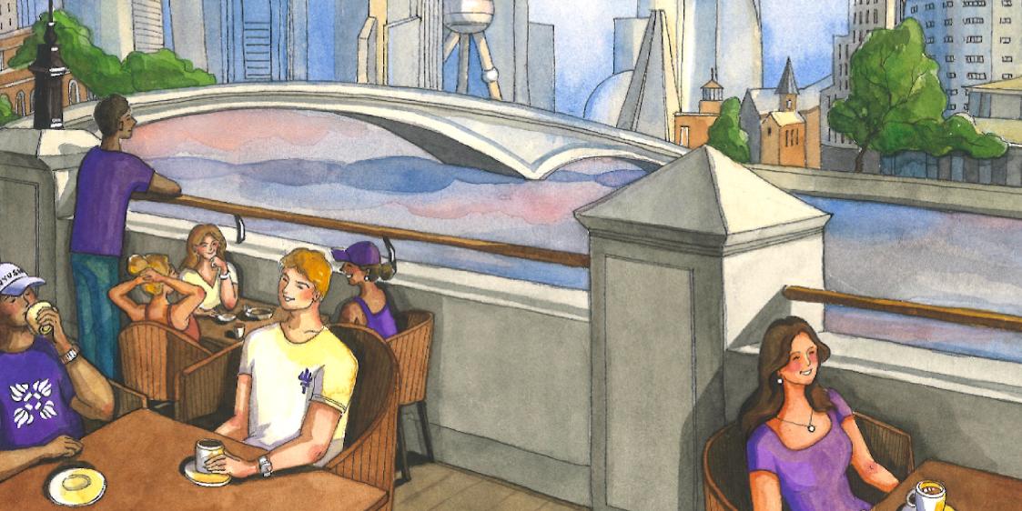 NYU Shanghai in Watercolors