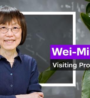 What I’m Working On: Visiting Professor of Mathematics Wei-Min Wang 