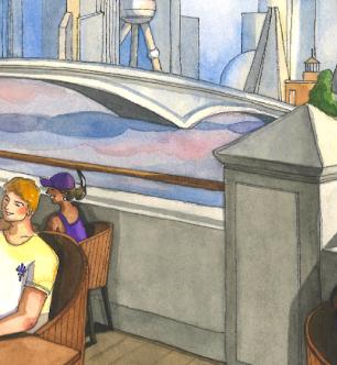 快要毕业了，她画了一整本“上纽”