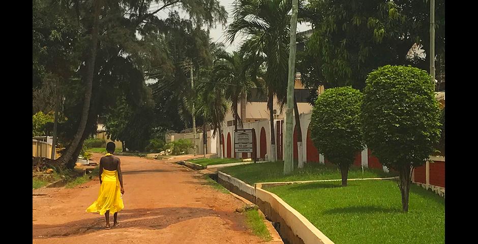 We&#039;re not in Jinqiao anymore! A shot of the neighborhood where the NYU Accra dorms are located. -Maya Williams (Accra)