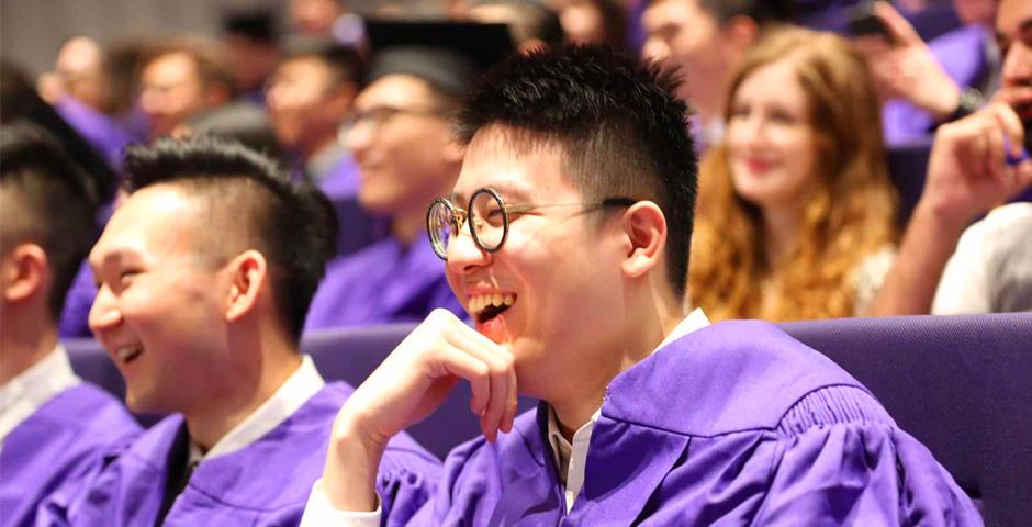 5月23日，上海纽约大学2018届本科生毕业典礼，在上海东方艺术中心举行。（摄影： NYU Shanghai）