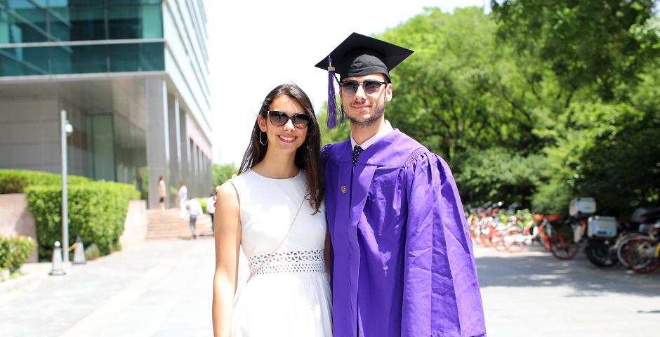 NYU Shanghai's Class of 2018 were honored at a commencement ceremony held at the Shanghai Oriental Arts Center. （Photo by: NYU Shanghai）