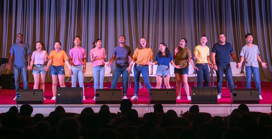 Students showed off their musical storytelling skills for a striking performance shedding light on the sometimes confounding, confusing but exhilarating college experience that is NYU Shanghai.