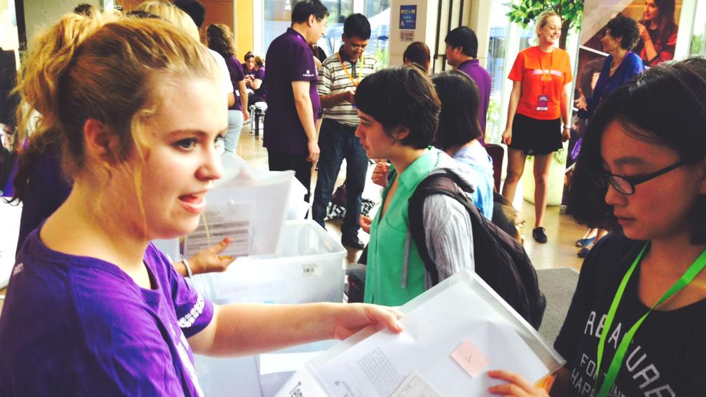 Class of 2018 Move In Day. August 16, 2014. (Photo by WS)