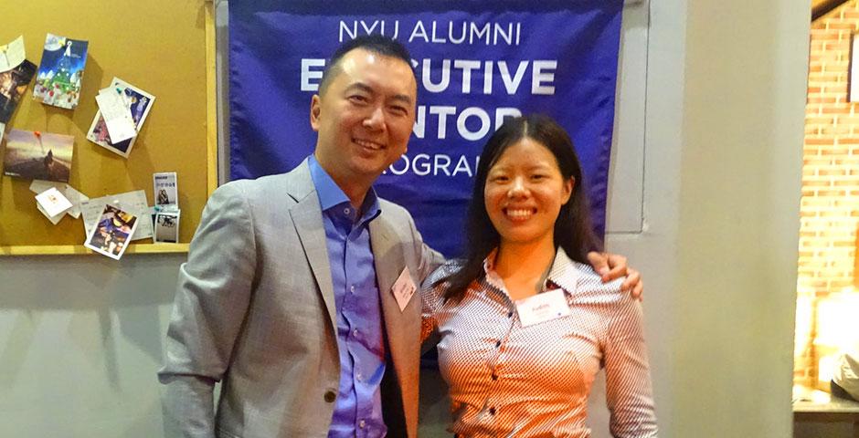 The NYU Alumni Office and Career Development Center hosted the second annual NYU Alumni Executive Mentor Appreciation Dinner on May 5. Some 50 alumni mentors and student protégés gathered to celebrate the rewards of their partnership. (Photos by: NYU Shanghai)