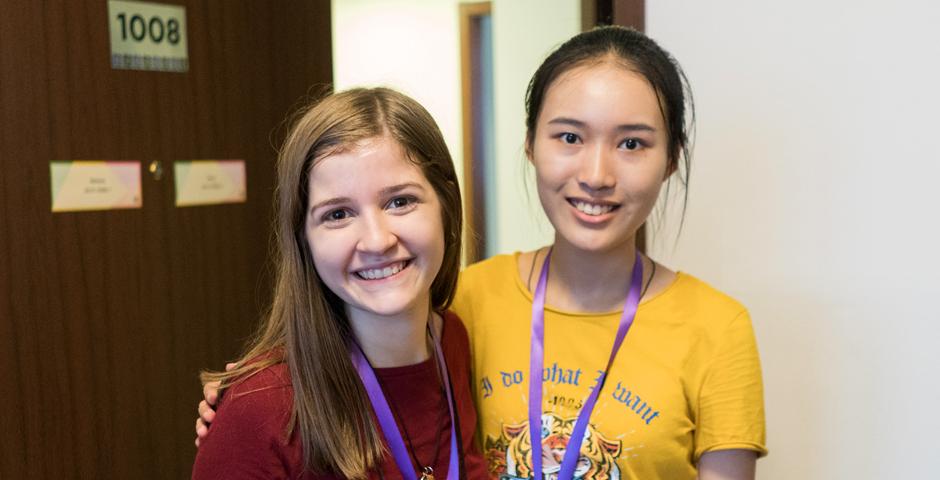 Students from 47 countries around the world moved into their new home at Jinqiao residence today. Here are some of our favorite moments from an at times very wet Move-In Day! (Photo by: Mick Ryan )