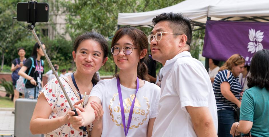 Students from 47 countries around the world moved into their new home at Jinqiao residence today. Here are some of our favorite moments from an at times very wet Move-In Day! (Photo by: Mick Ryan )