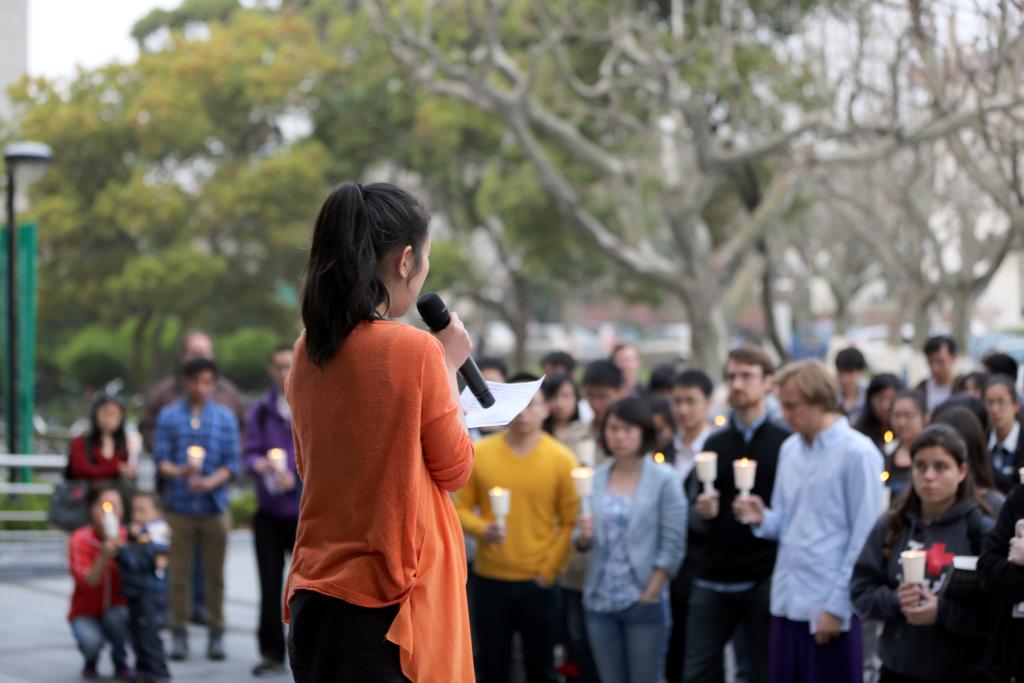 Candlelight Vigil for MH370, March 26, 2014