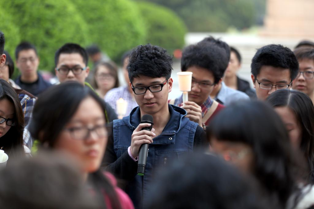 Candlelight Vigil for MH370, March 26, 2014