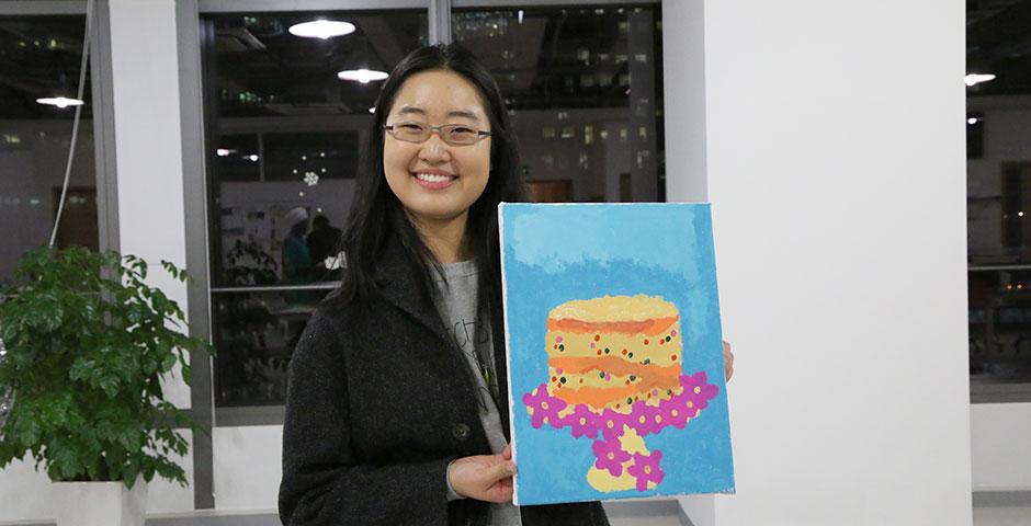 2015年3月6日至8日是上海纽约大学首届艺术节，校园里处处洋溢着艺术的气息。(摄影：Annie Seaman)