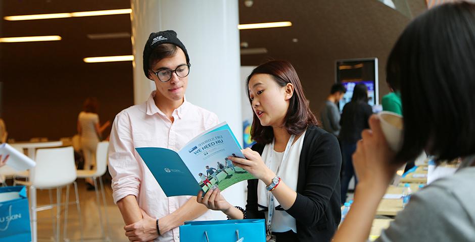 Internship Fair on October 23, 2015. (Photo by: Xinyi Xu)