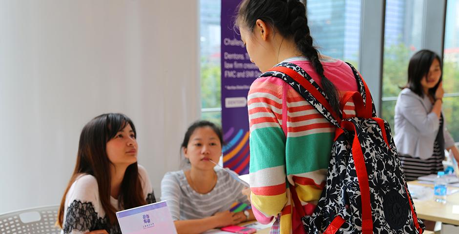 Internship Fair on October 23, 2015. (Photo by: Xinyi Xu)