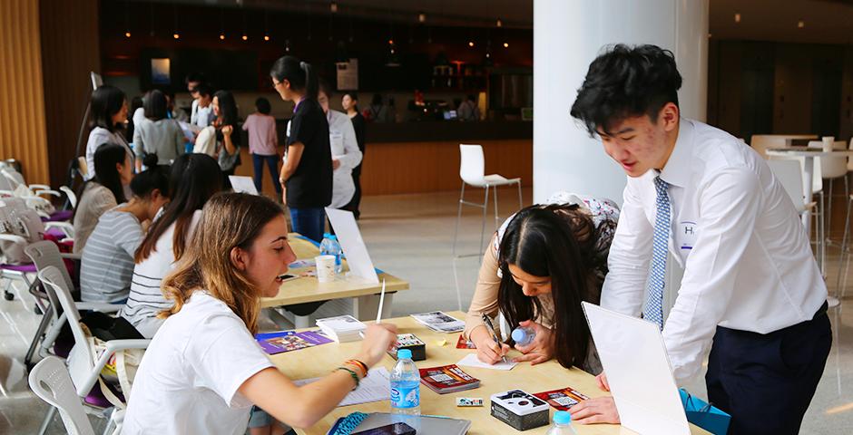 Internship Fair on October 23, 2015. (Photo by: Xinyi Xu)