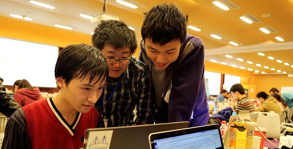 HackShanghai at NYU Shanghai on November 7-8, 2015. (Photo by: Wenqian Hu)