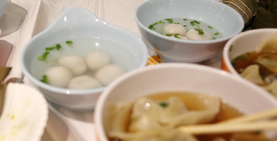 A seemingly numberless array of dumplings were savored by students and faculty at the NYU Shanghai's Annual Dumpling Festival on November 19  (Photo by: Xinyi Xu)