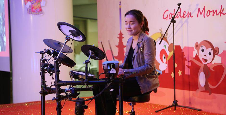 Familiar faculty and staff of the NYU Shanghai community ushered in the Lunar New Year by presenting several genres of talent on the evening of January 29. (Photo by: Shikhar Sakhuja)