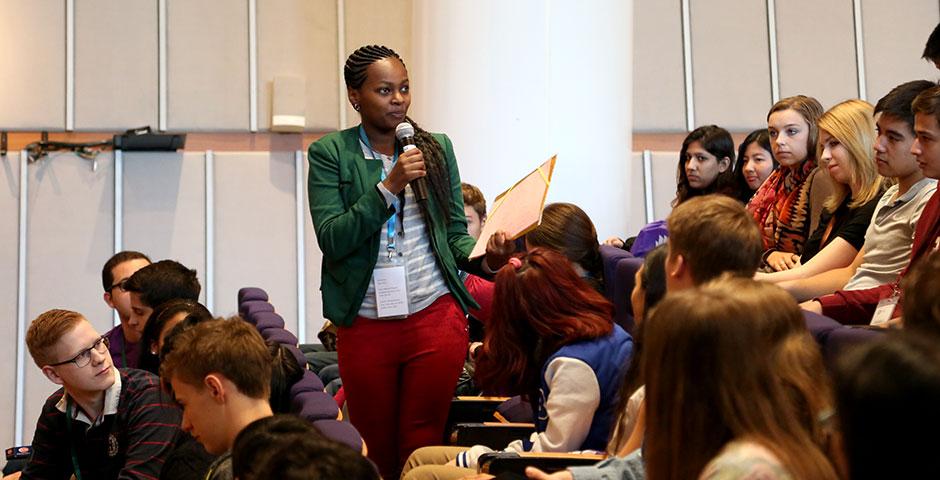 Admitted international students for the Class of 2019 experienced NYU Shanghai through a weekend of activities held on campus and around Shanghai. April 10-12, 2015. (Photo by Dylan J Crow)