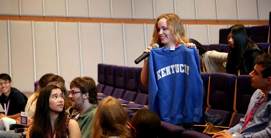 Admitted international students for the Class of 2019 experienced NYU Shanghai through a weekend of activities held on campus and around Shanghai. April 10-12, 2015. (Photo by Dylan J Crow)