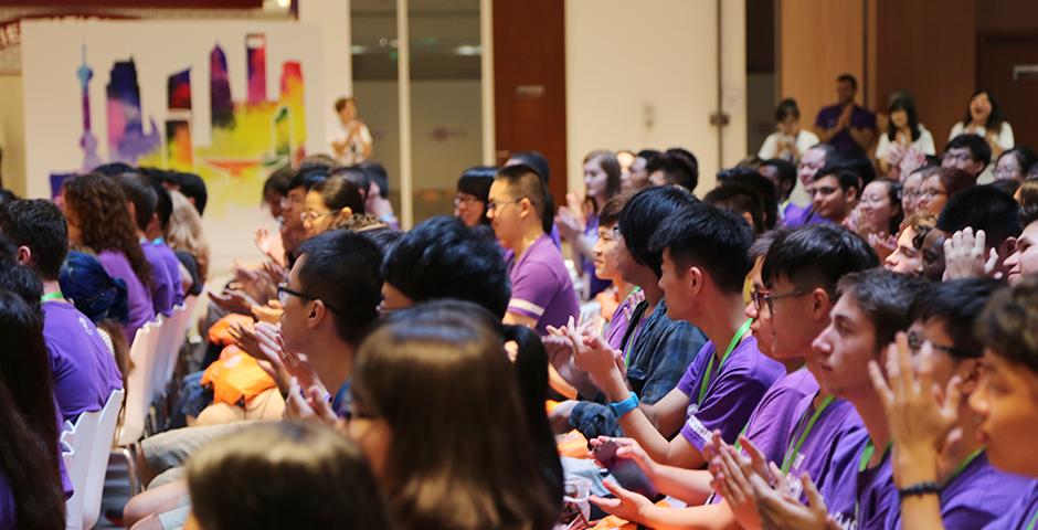 Class of 2019 Convocation on August 22, 2015. (Photo by Sunyi Wang)