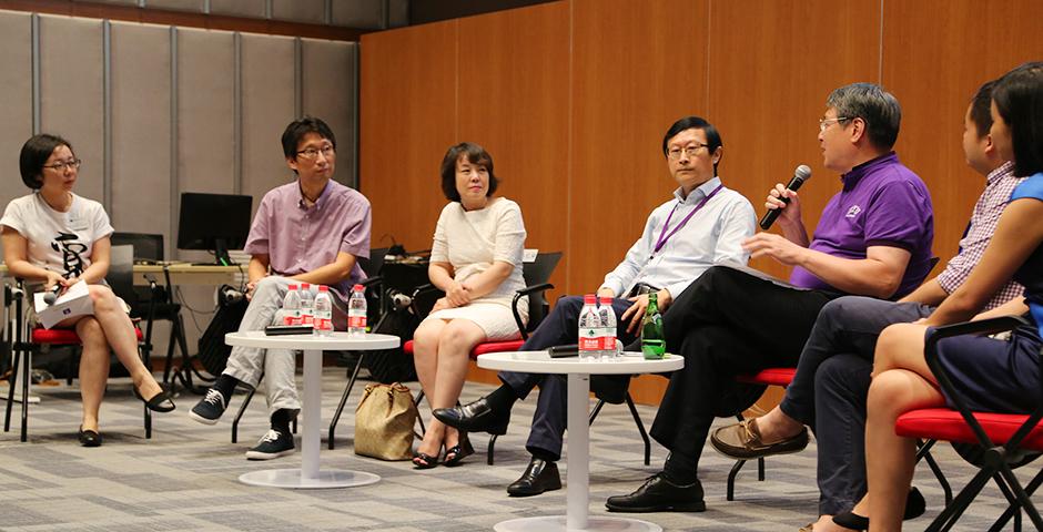 Class of 2019 Parent Panel on August 22, 2015. (Photo by Sunyi Wang)