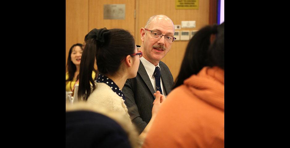 Candidates for the Class of 2019 experience NYU Shanghai through weekends of unique activities with current students, faculty, and staff. February-March 2015. (Photo by Dylan J Crow)