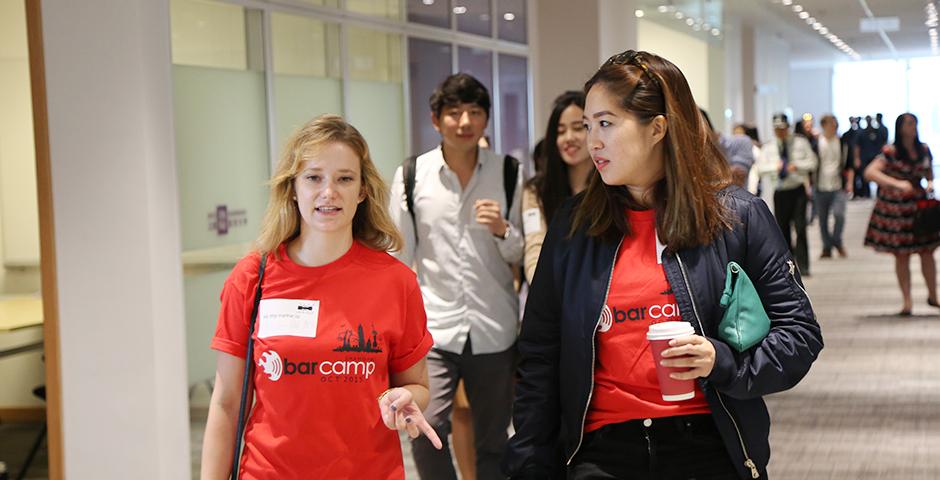 Barcamp at NYU Shanghai on October 24, 2015. (Photo by: Shikhar Sakhuja)