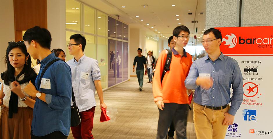 Barcamp at NYU Shanghai on October 24, 2015. (Photo by: Shikhar Sakhuja)