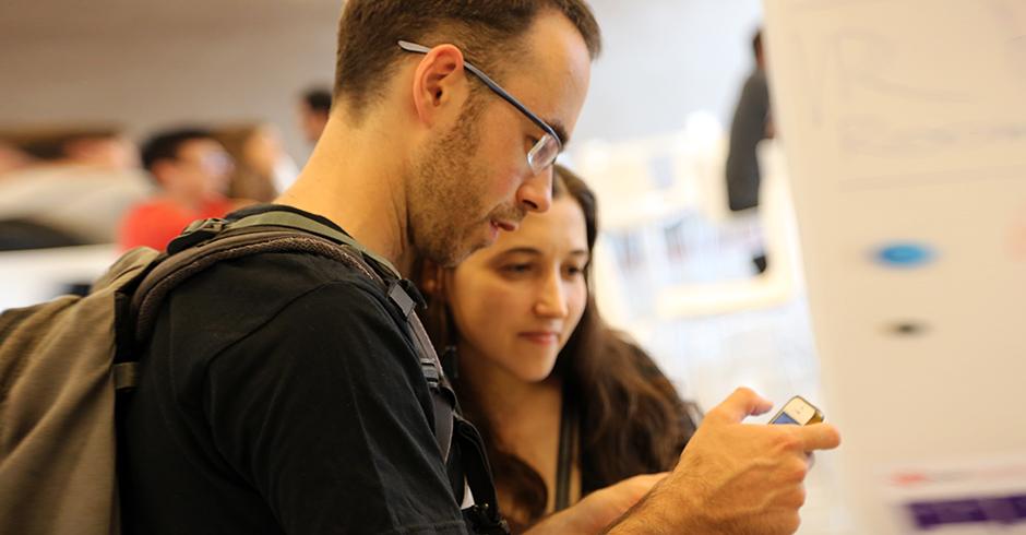 Barcamp at NYU Shanghai on October 24, 2015. (Photo by: Shikhar Sakhuja)