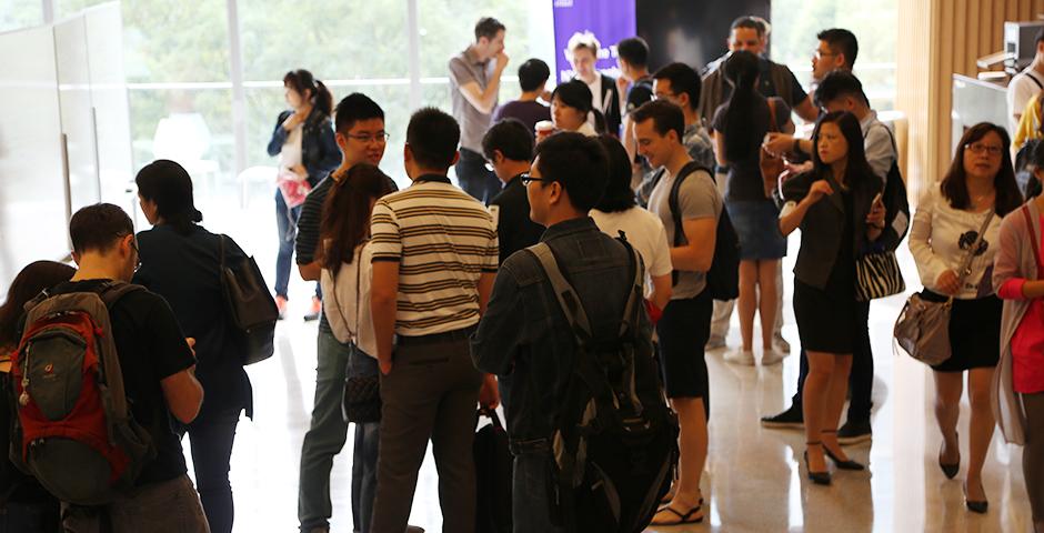 Barcamp at NYU Shanghai on October 24, 2015. (Photo by: Shikhar Sakhuja)