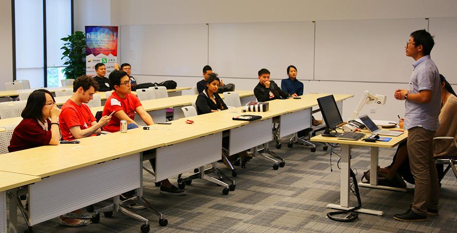 Barcamp at NYU Shanghai on October 24, 2015. (Photo by: Shikhar Sakhuja)